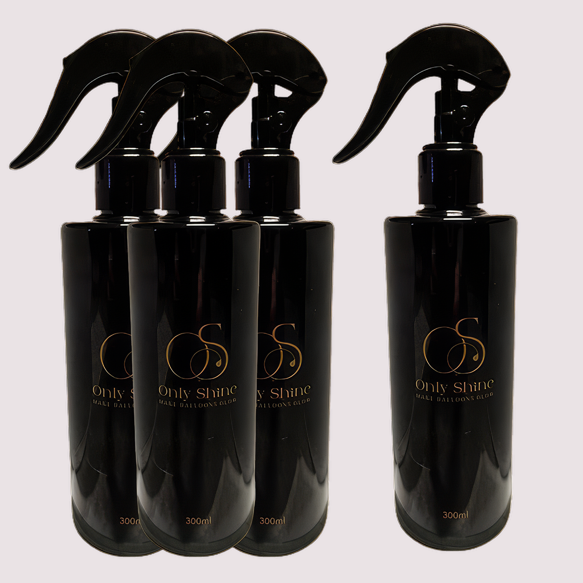Only Shine β 4 x 300ml Balloon Shine Spray | Long-Lasting Gloss & Protection