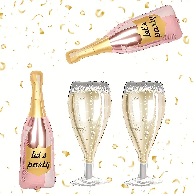 99cm Champagne Flute Glass Foil Balloon | Fun & Stylish Party Decoration 🍸🎈