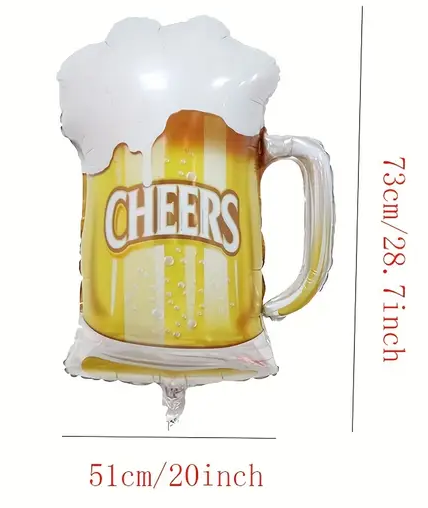 Giant Alcohol Drinks Foil Balloons | Fun Cocktail & Party Bar Decorations πΎπΉπ