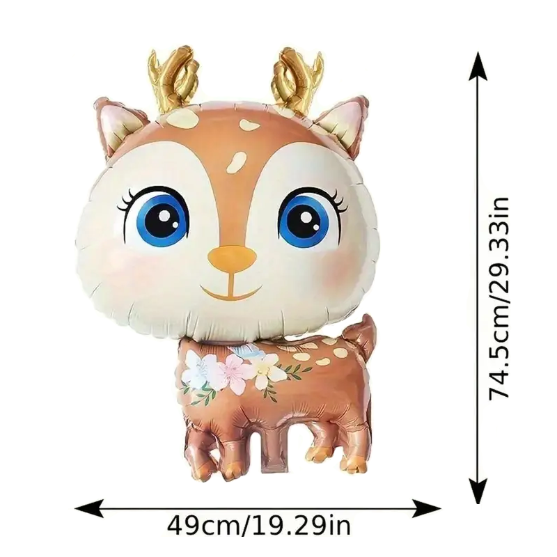 74.5cm Forest Elk Foil Balloon | Woodland & Rustic Party Decoration π¦π