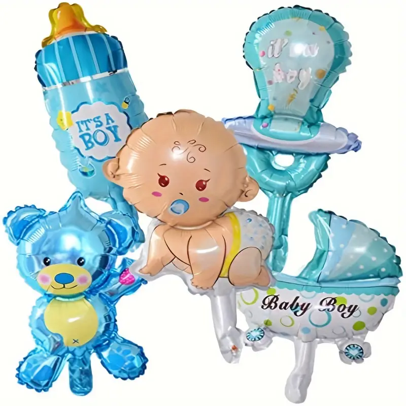 Baby Shower Foil Balloons | Adorable Pram, Dummy, Baby, Bottle & Teddy Designs πΆπ