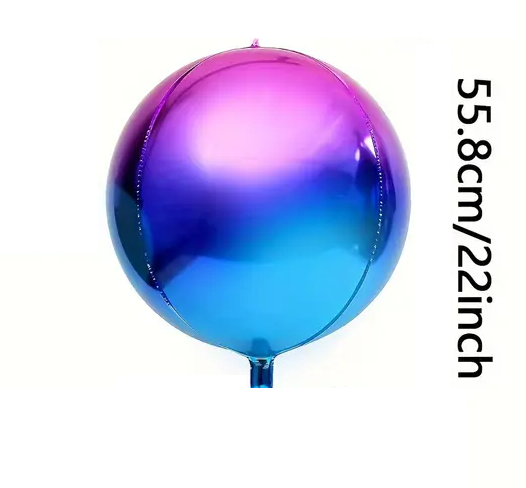 55.8cm Galaxy Purple & Blue Foil Balloons | Cosmic & Outer Space Party Decoration πππ