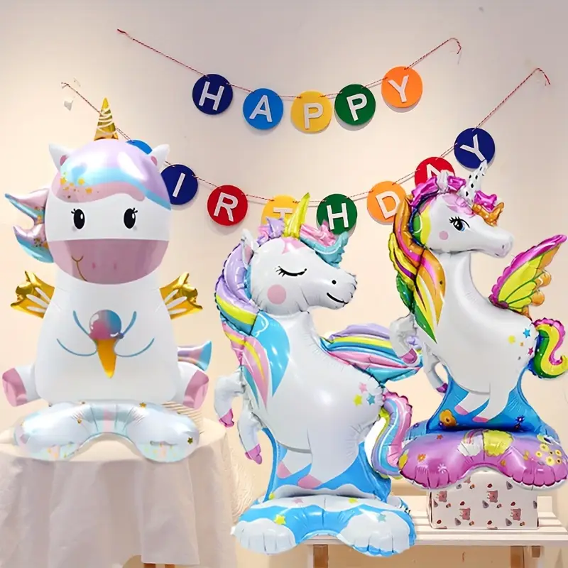 Unicorn Self-Standing Foil Balloons | Magical & Freestanding Party Decoration π¦β¨π