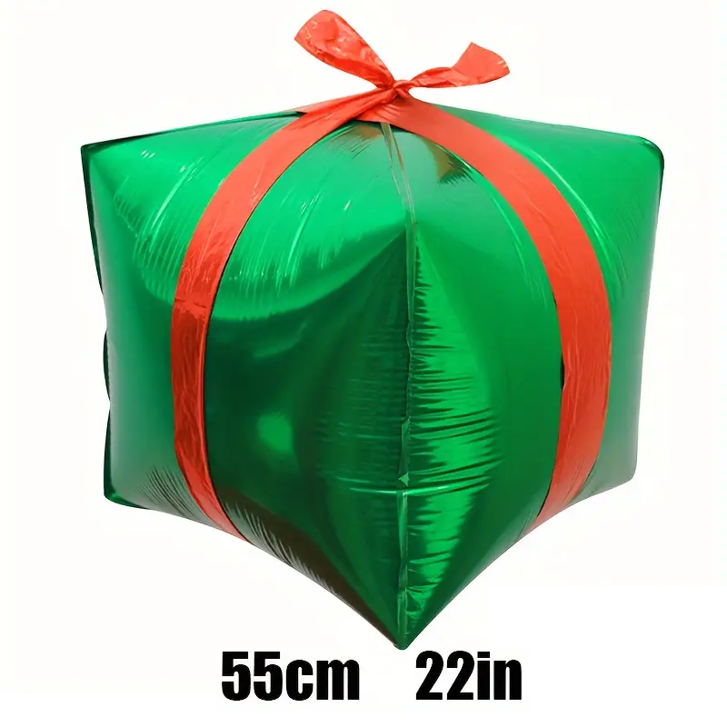 55cm Present Foil Balloon | Festive Gift Box Party & Event Decoration ππ