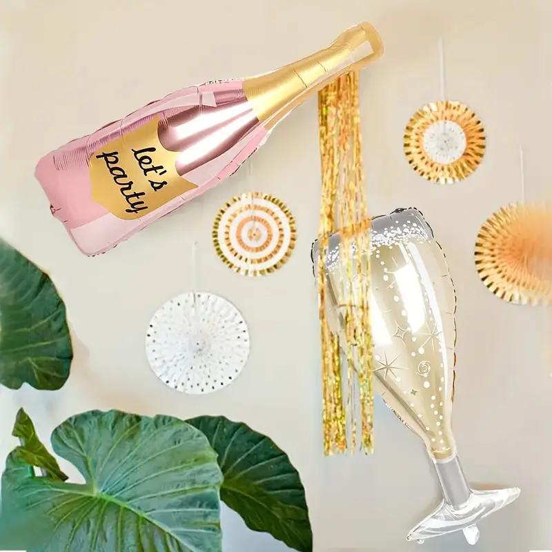 99cm Champagne Flute Glass Foil Balloon | Fun & Stylish Party Decoration 🍸🎈