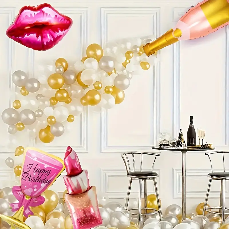 Champagne Bottle Foil Balloon | Party & Event Decoration 🥂🎈