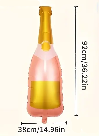Champagne Bottle Foil Balloon | Party & Event Decoration 🥂🎈