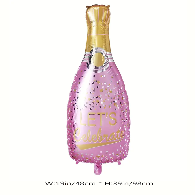 Champagne Bottle Foil Balloon | Party & Event Decoration 🥂🎈