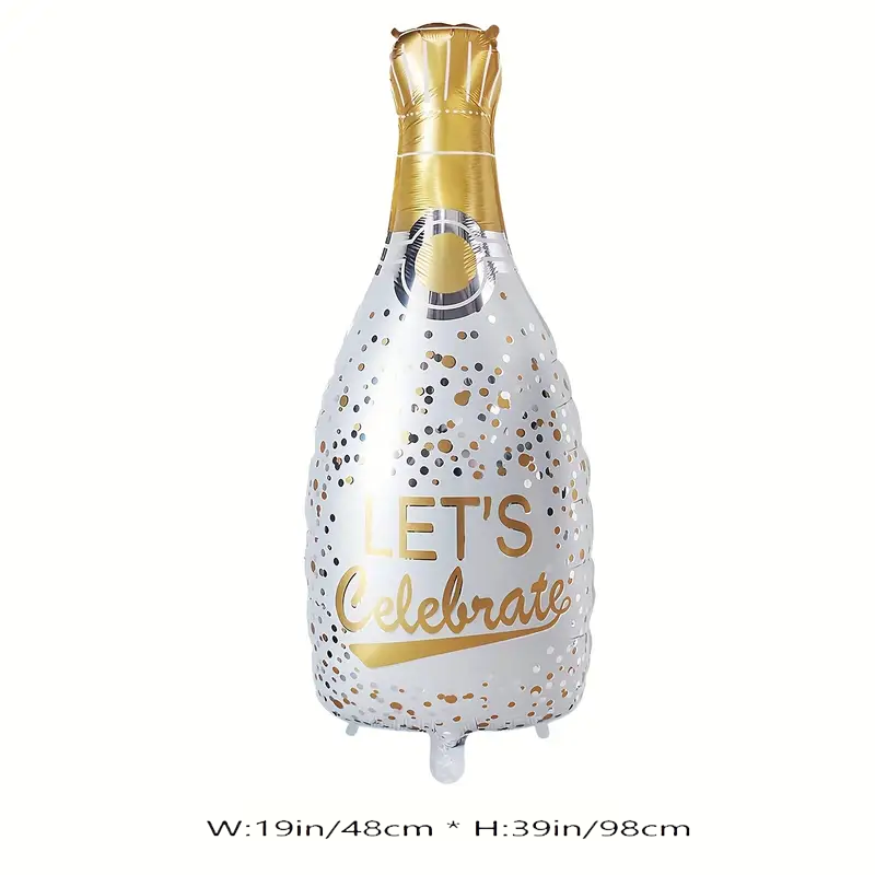 Champagne Bottle Foil Balloon | Party & Event Decoration 🥂🎈