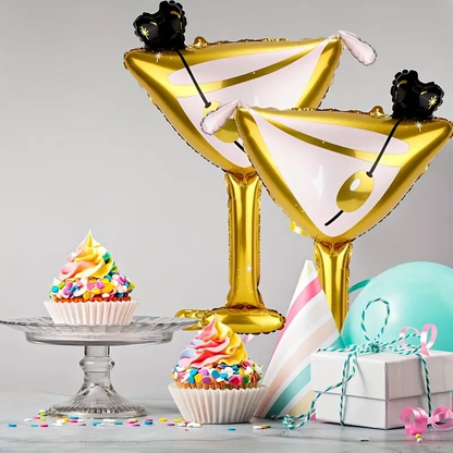 70cm Martini Glass Foil Balloon | Fun & Stylish Party Decoration 🍸🎈