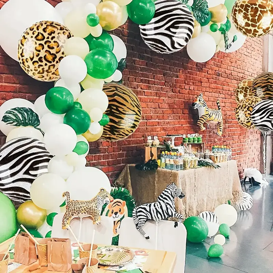 Animal Print Foil Balloon – 18-inch (45.72cm) | Jungle Party Balloon Decoration