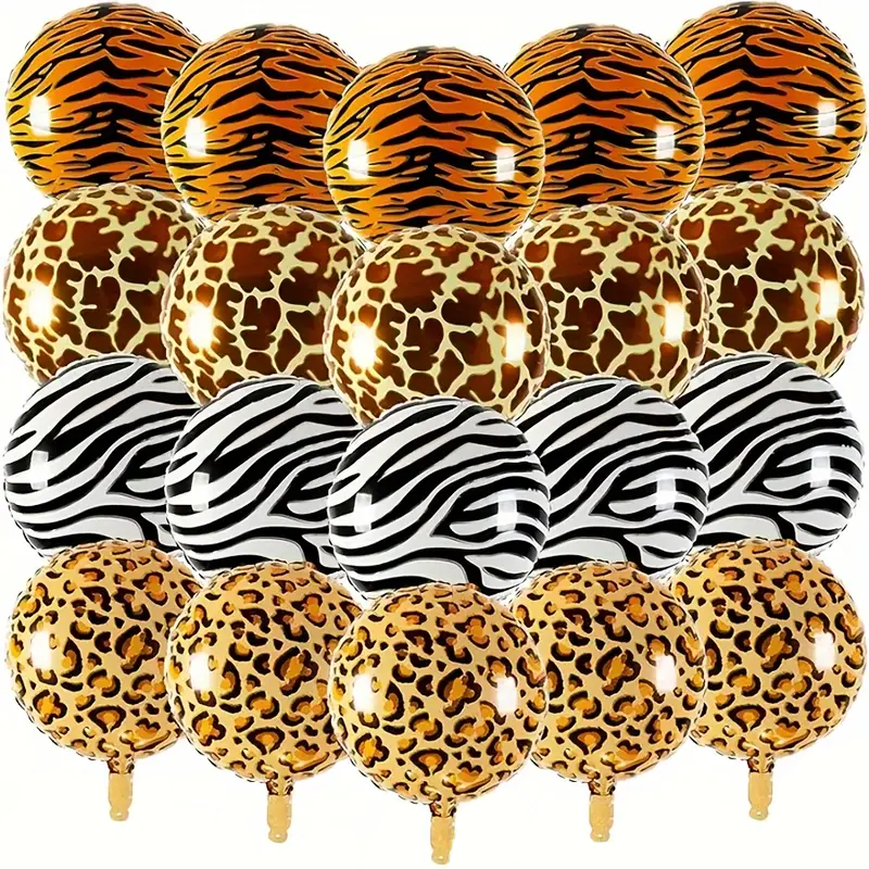 Animal Print Foil Balloon – 18-inch (45.72cm) | Jungle Party Balloon Decoration