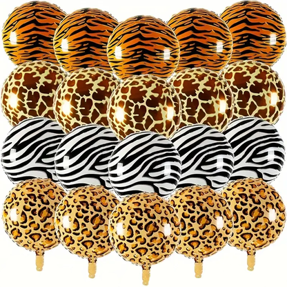 Animal Print Foil Balloon – 18-inch (45.72cm) | Jungle Party Balloon Decoration