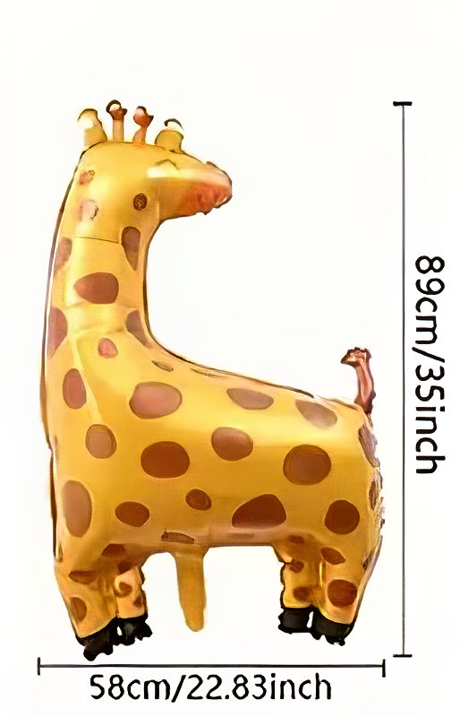 Safari Animal Theme Foil Balloons | Wild Jungle Party Decorations 🦁🐘🦓🎈