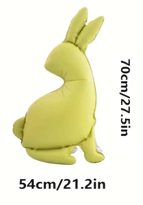 70cm Bunny Foil Balloon | Cute Easter & Animal-Themed Party Decoration 🐰🎈