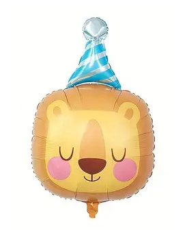 Animal Foil Balloon with Party Hat | Fun Party Balloon for Kids & Celebrations 🎈🐾