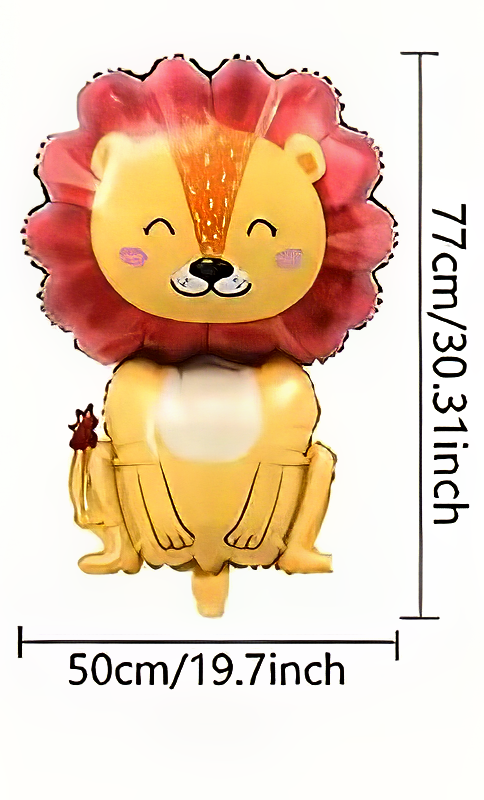 Safari Animal Theme Foil Balloons | Wild Jungle Party Decorations 🦁🐘🦓🎈