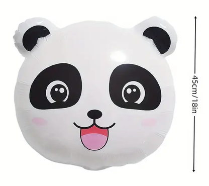 Panda Face Foil Balloon – 45.72cm | Cute Animal-Themed Party Decoration 🐼🎈