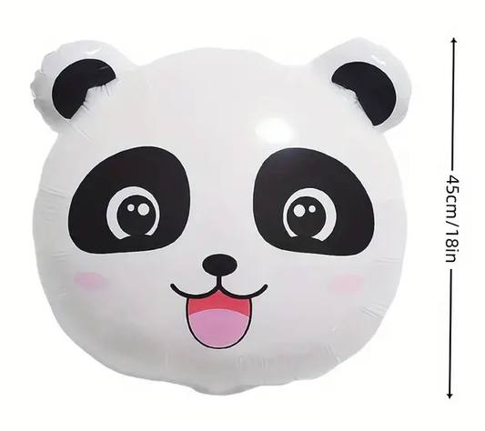 Panda Face Foil Balloon – 45.72cm | Cute Animal-Themed Party Decoration 🐼🎈