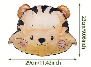 Jungle Safari Animal Foil Balloons | Wild Party Decorations 🦁🐘🦓🎈