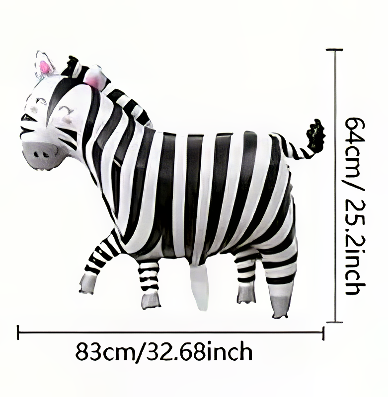 Safari Animal Theme Foil Balloons | Wild Jungle Party Decorations 🦁🐘🦓🎈