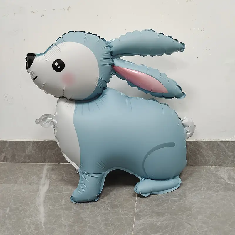 60.96cm Blue Bunny Foil Balloon | Cute Easter & Animal-Themed Party Decoration 🐰🎈