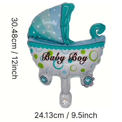 Baby Shower Foil Balloons | Adorable Pram, Dummy, Baby, Bottle & Teddy Designs 👶🎈