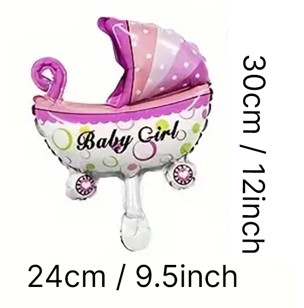 Baby Shower Foil Balloons | Adorable Pram, Dummy, Baby, Bottle & Teddy Designs 👶🎈
