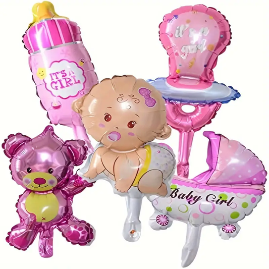 Baby Shower Foil Balloons | Adorable Pram, Dummy, Baby, Bottle & Teddy Designs 👶🎈