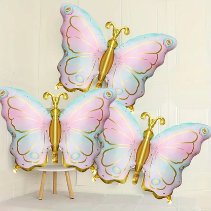 79cm Pastel Butterfly Foil Balloon | Whimsical & Elegant Party Decoration 🦋🎈