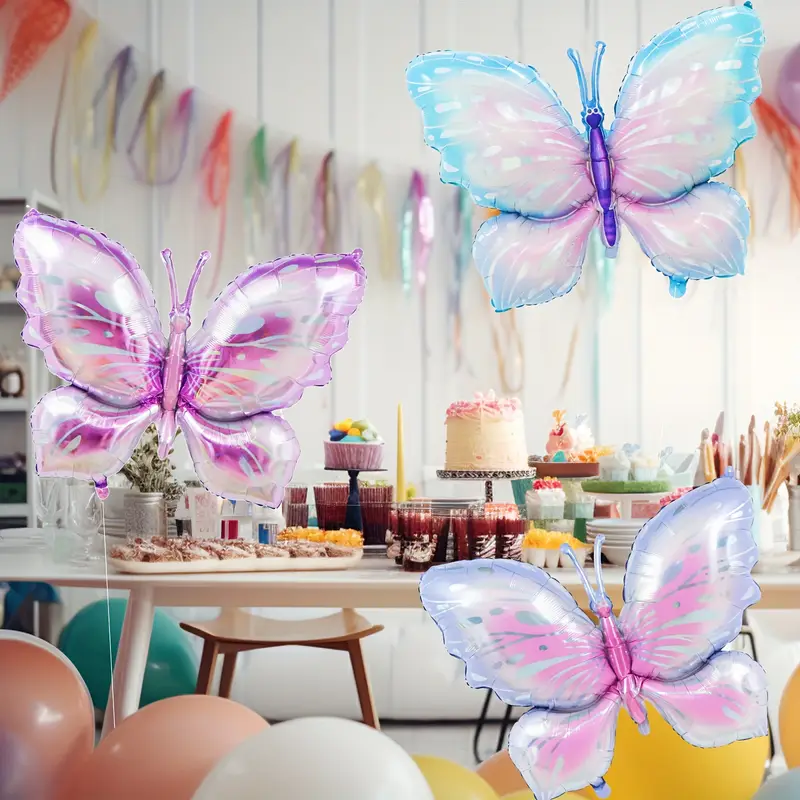 99.06cm Pastel Butterfly Foil Balloon | Whimsical & Elegant Party Decoration 🦋🎈