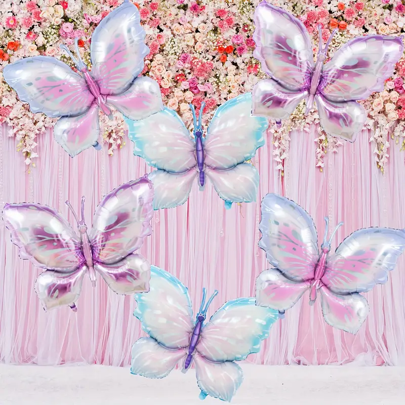 99.06cm Pastel Butterfly Foil Balloon | Whimsical & Elegant Party Decoration 🦋🎈