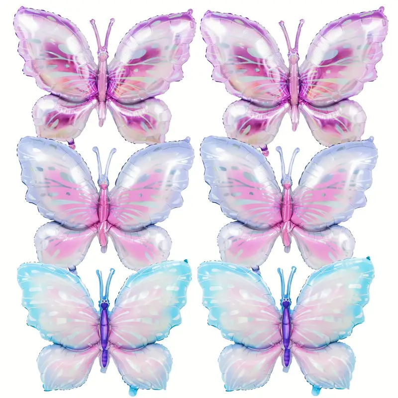 99.06cm Pastel Butterfly Foil Balloon | Whimsical & Elegant Party Decoration 🦋🎈