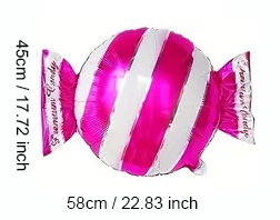 Candy-Shaped Foil Balloon – 58cm | Sweet Party & Event Decoration 🍭🎈