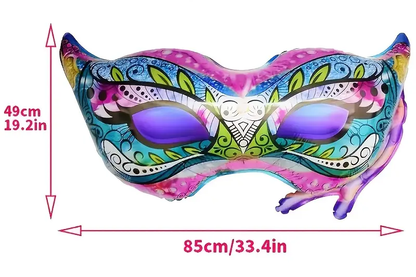 Masquerade Mask Foil Balloon – 85cm | Elegant Party & Event Decoration 🎭🎈