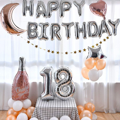 Champagne Bottle Foil Balloon | Party & Event Decoration 🥂🎈
