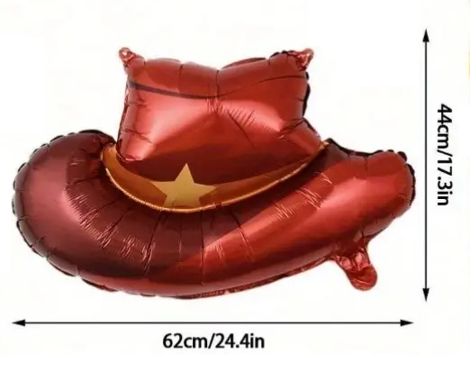 Cowboy Boots & Hat Foil Balloons | Wild West Party Decor for Western-Themed Events 🤠🎈