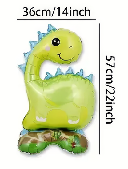 Self-Standing Dinosaur Foil Balloon | Roarsome Dino Party Decoration 🦖🎈