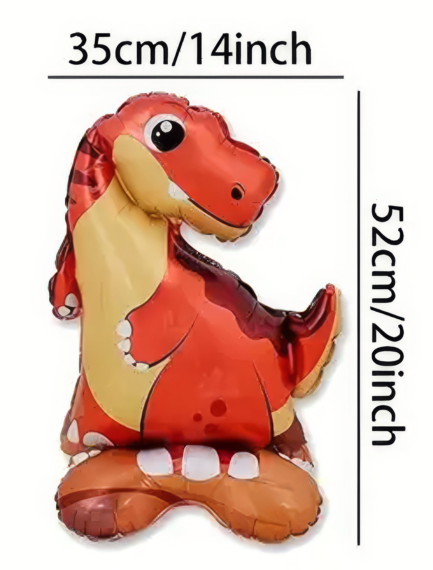 Self-Standing Dinosaur Foil Balloon | Roarsome Dino Party Decoration 🦖🎈