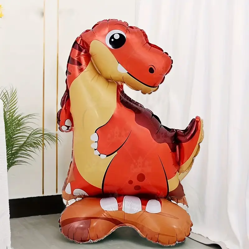 Self-Standing Dinosaur Foil Balloon | Roarsome Dino Party Decoration 🦖🎈