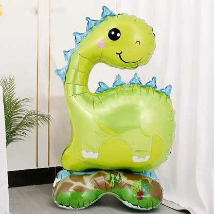 Self-Standing Dinosaur Foil Balloon | Roarsome Dino Party Decoration 🦖🎈