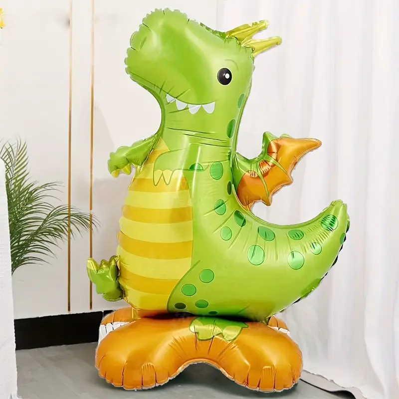 Self-Standing Dinosaur Foil Balloon | Roarsome Dino Party Decoration 🦖🎈