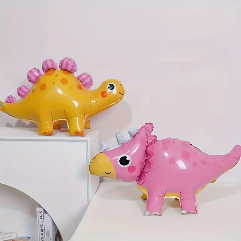 58cm Pink Triceratops Dinosaur Foil Balloon | Cute & Fun Dino Party Decoration 🦕🎈