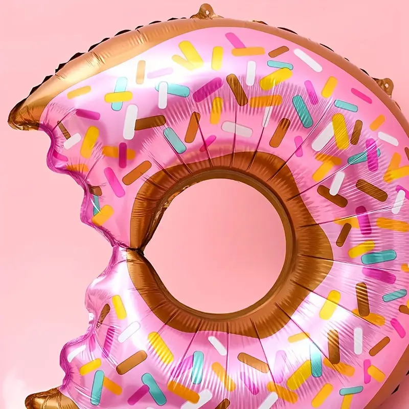 71cm Donut Foil Balloon | Fun & Sweet Party Decoration 🍩🎈