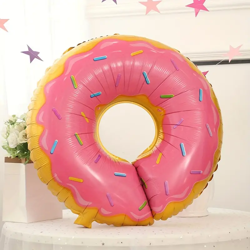 71cm Donut Foil Balloon | Fun & Sweet Party Decoration 🍩🎈