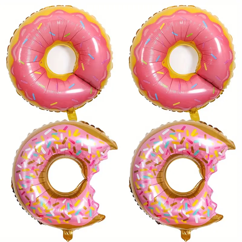 71cm Donut Foil Balloon | Fun & Sweet Party Decoration 🍩🎈