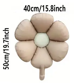 50cm Daisy Flower Foil Balloon | Floral Party & Event Decoration 🌼🎈