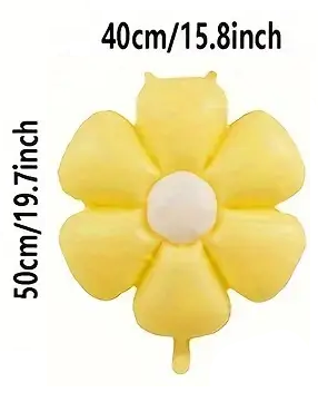 50cm Daisy Flower Foil Balloon | Floral Party & Event Decoration 🌼🎈