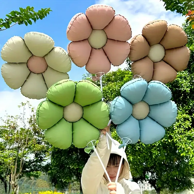 50cm Daisy Flower Foil Balloon | Floral Party & Event Decoration 🌼🎈