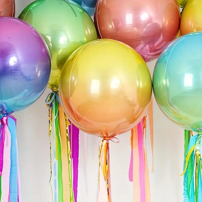 55cm Gradient Coloured Foil Balloons | Vibrant & Eye-Catching Party Decoration 🎈🌈